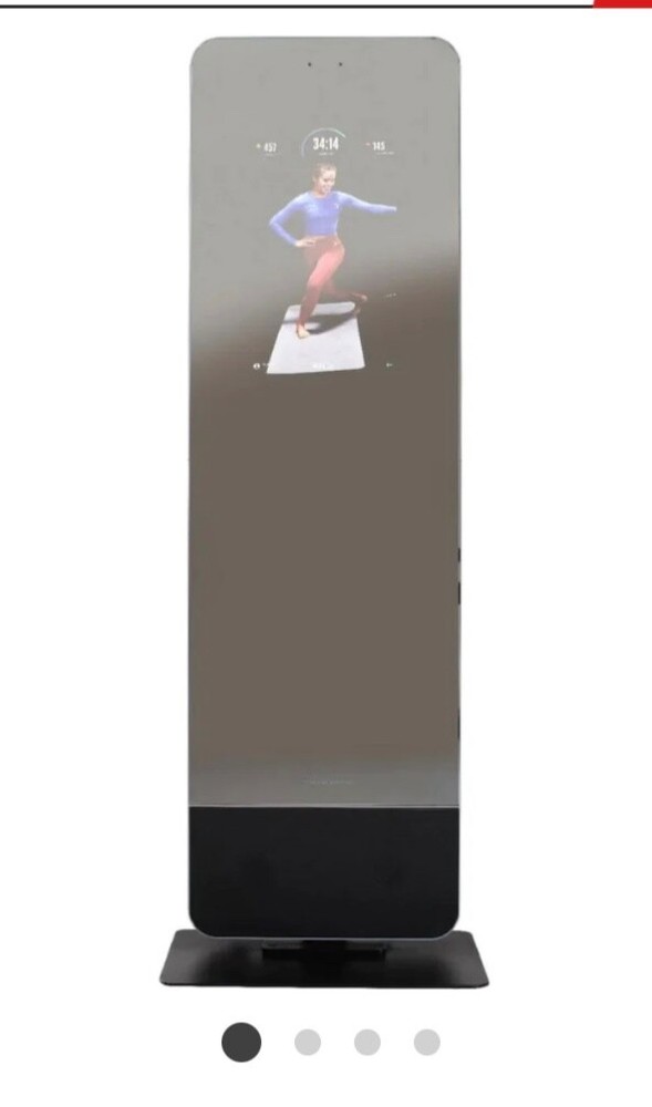 ProForm Vue Interactive Workout Mirror new condition with bar, weights, mat 