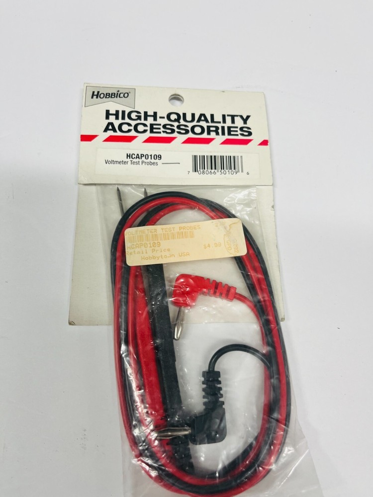 HOBBICO HCAP0109 VOLTMETER TEST PROBES - NEW