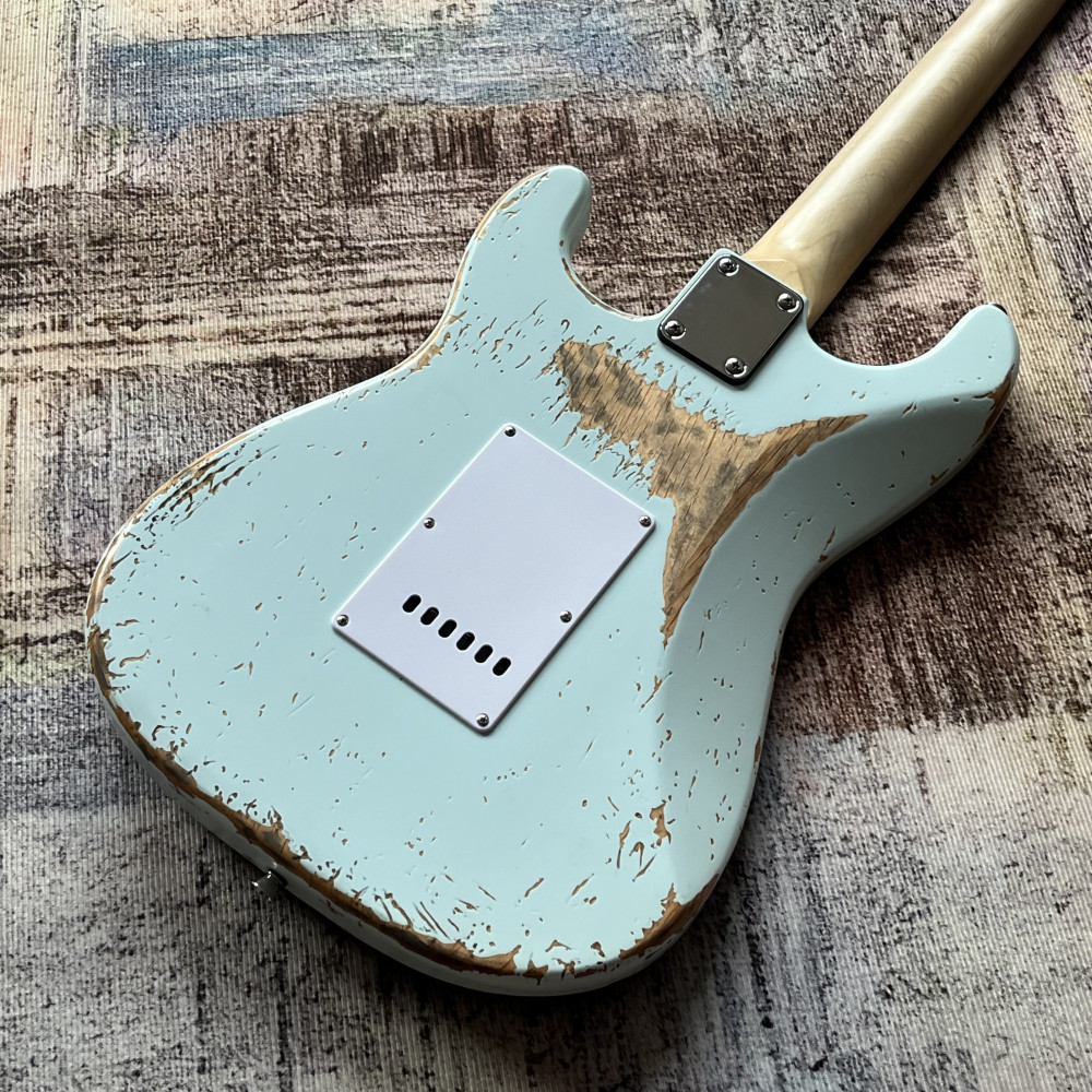 Custom Shop Blue Handed relics aged Electric Guitar USA in stock free shipping