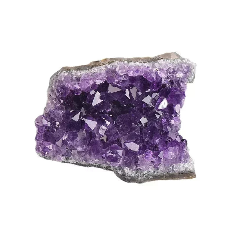 Natural Amethyst Cluster Purple Crystal Stone Healing Crystal Mineral Home Decor