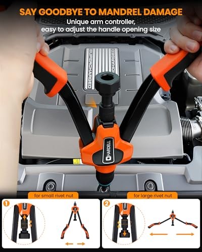 Rivet Nut Tool Kit, 16-Inch Upgraded Thickened Upgraded 16" Rivet Nut Tool
