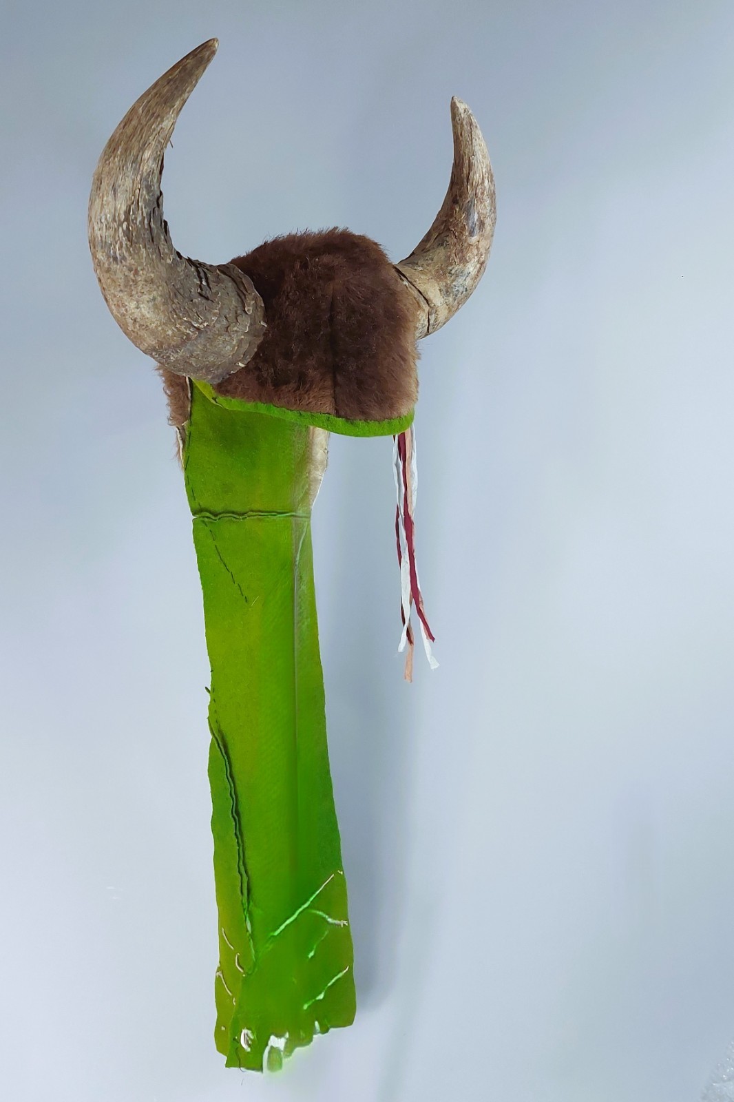 Antique Native American Southern Plains Indian; Buffalo Headdress; 19th Century