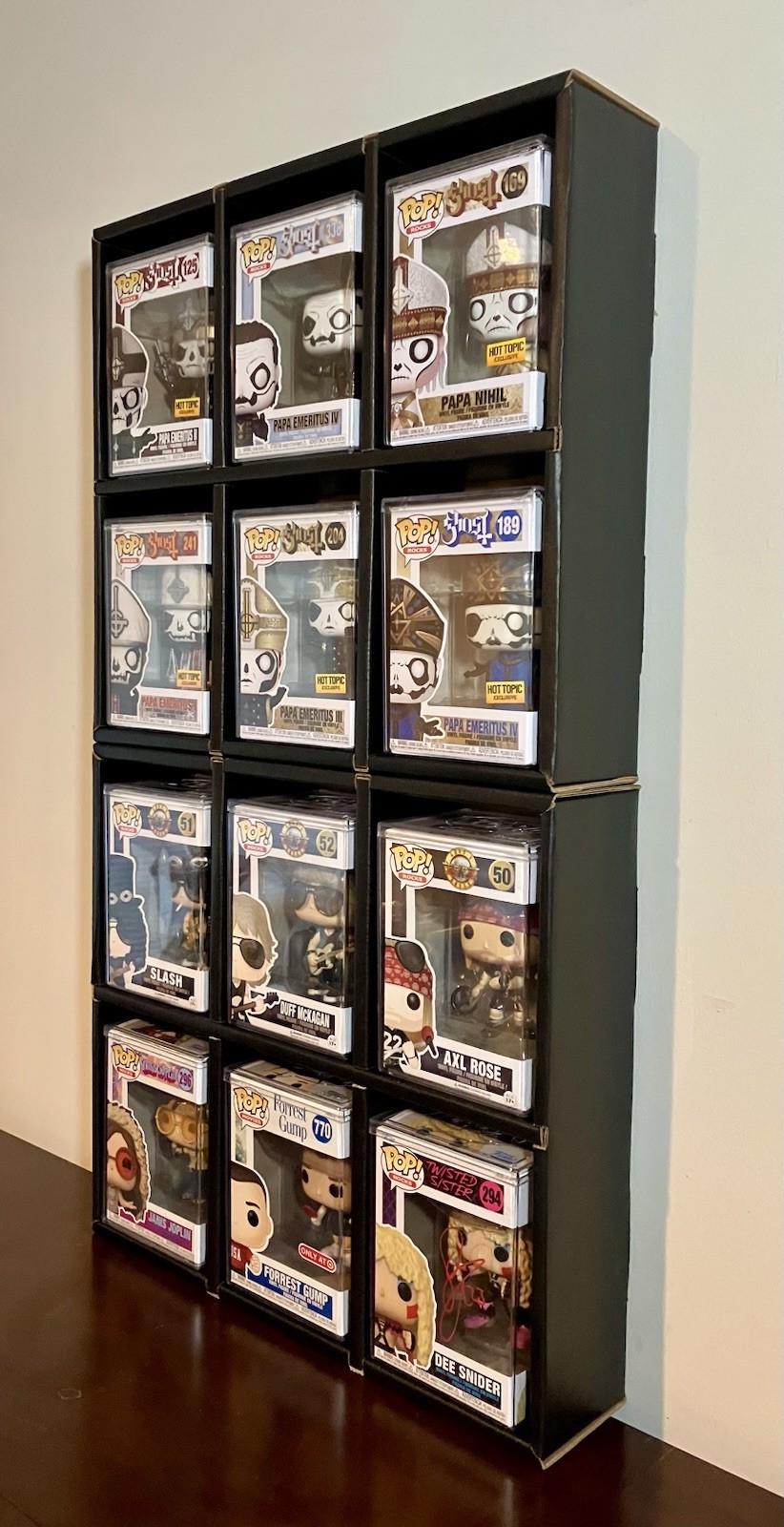 Funko Pop Display Kubbie TWO PACK...BLACK. FITS HARD STACKS, ARMOR & THRILLJOY