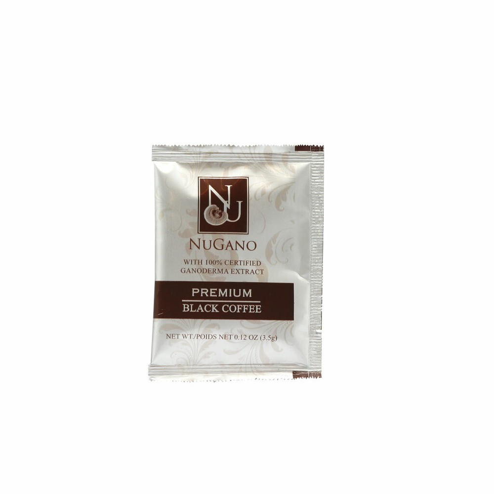 5x Nugano Premium Black Coffee with Ganoderma Extract, Sugar Free, Low Caffeine