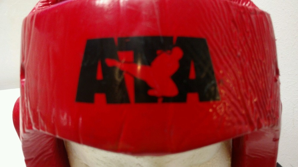 Macho Martial Arts Head Gear ATA Red Size Medium