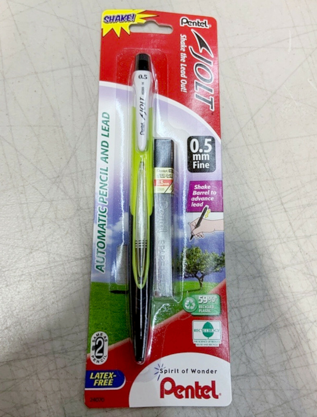 NEW Pentel Jolt 0.5mm Mechanical Pencil + Refills SHAKE Automatic Choose Color