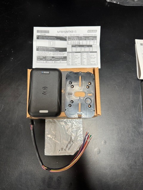 Schlage MTB15 card reader with CTE Controller