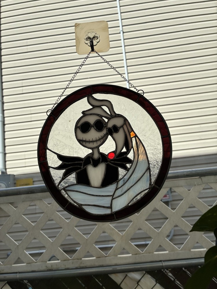 Stained glass Jack & Zero Sun-catcher
