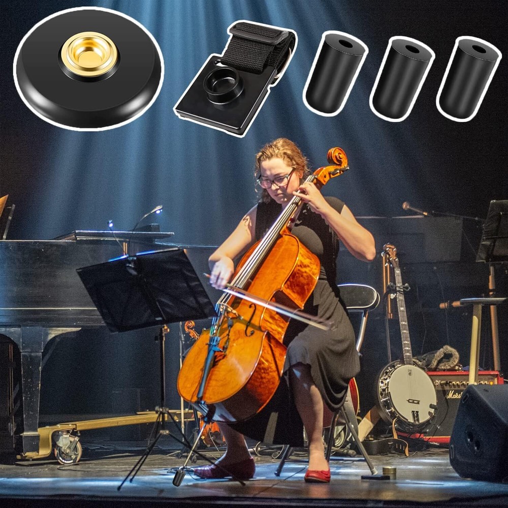 5 Pcs Cello Endpin Anchor Stopper Include Adjustable Strap Rest Cello...