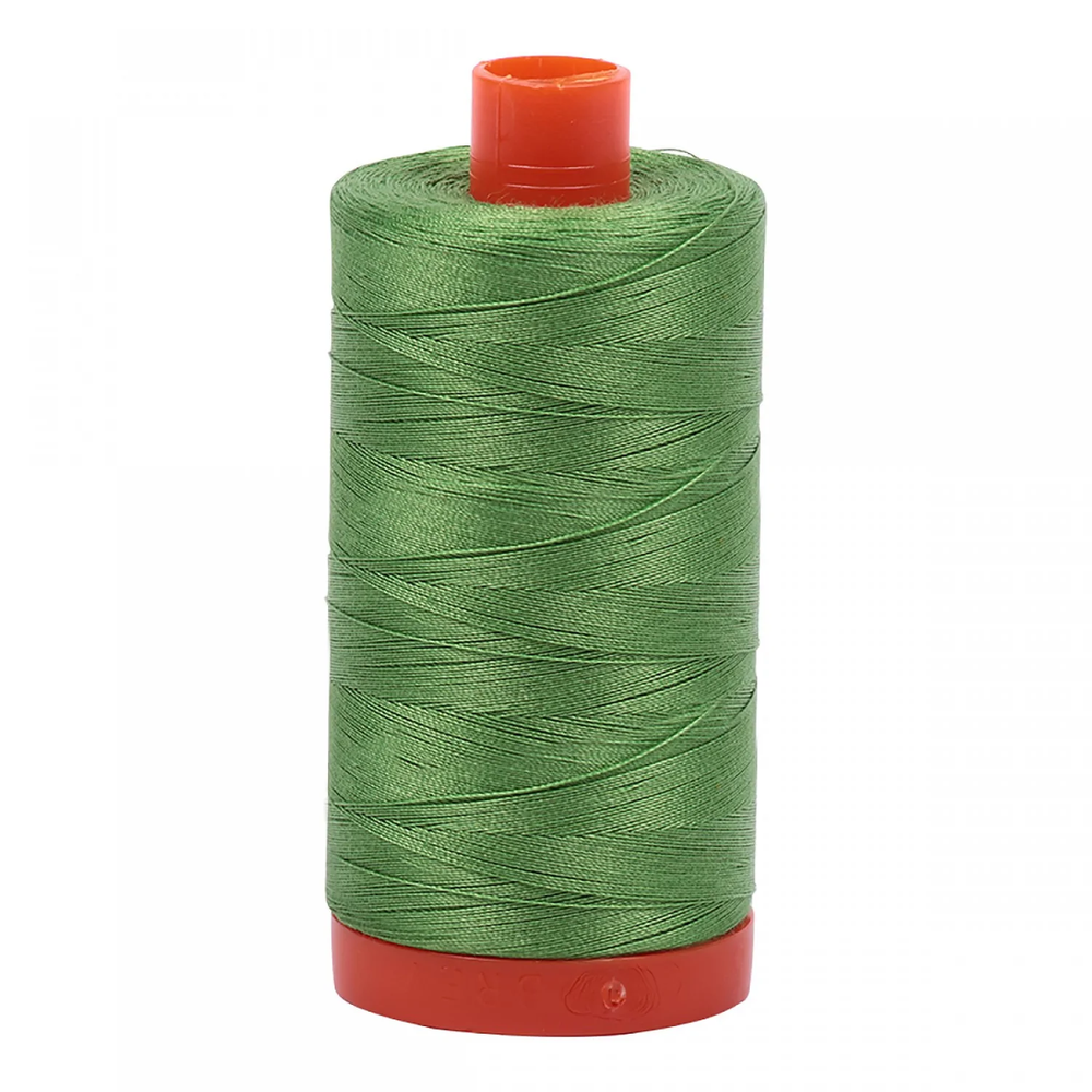 AURIFIL QUILT THREAD - 50 WT - 1422 yds #1114 Grass Green