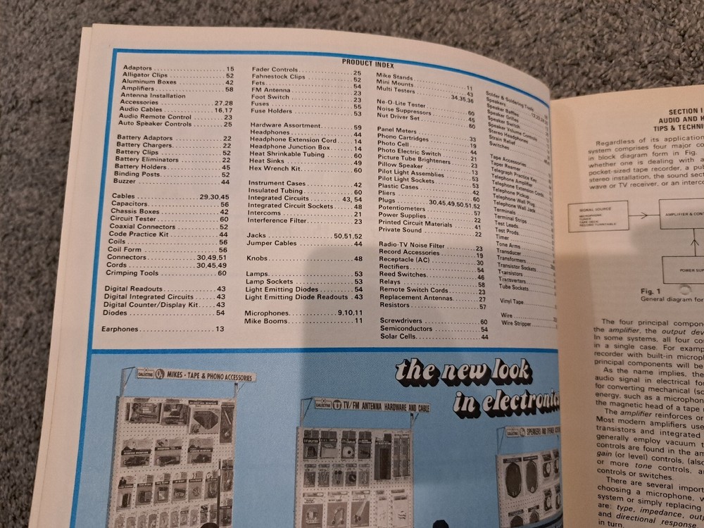 Vintage Calectro Handbook GC Electronics CATALOG 1973
