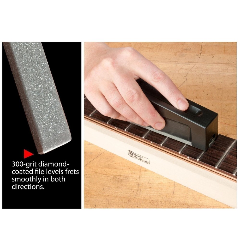 StewMac Snapfile diamond leveling file only, For the Snapfile Leveling System...