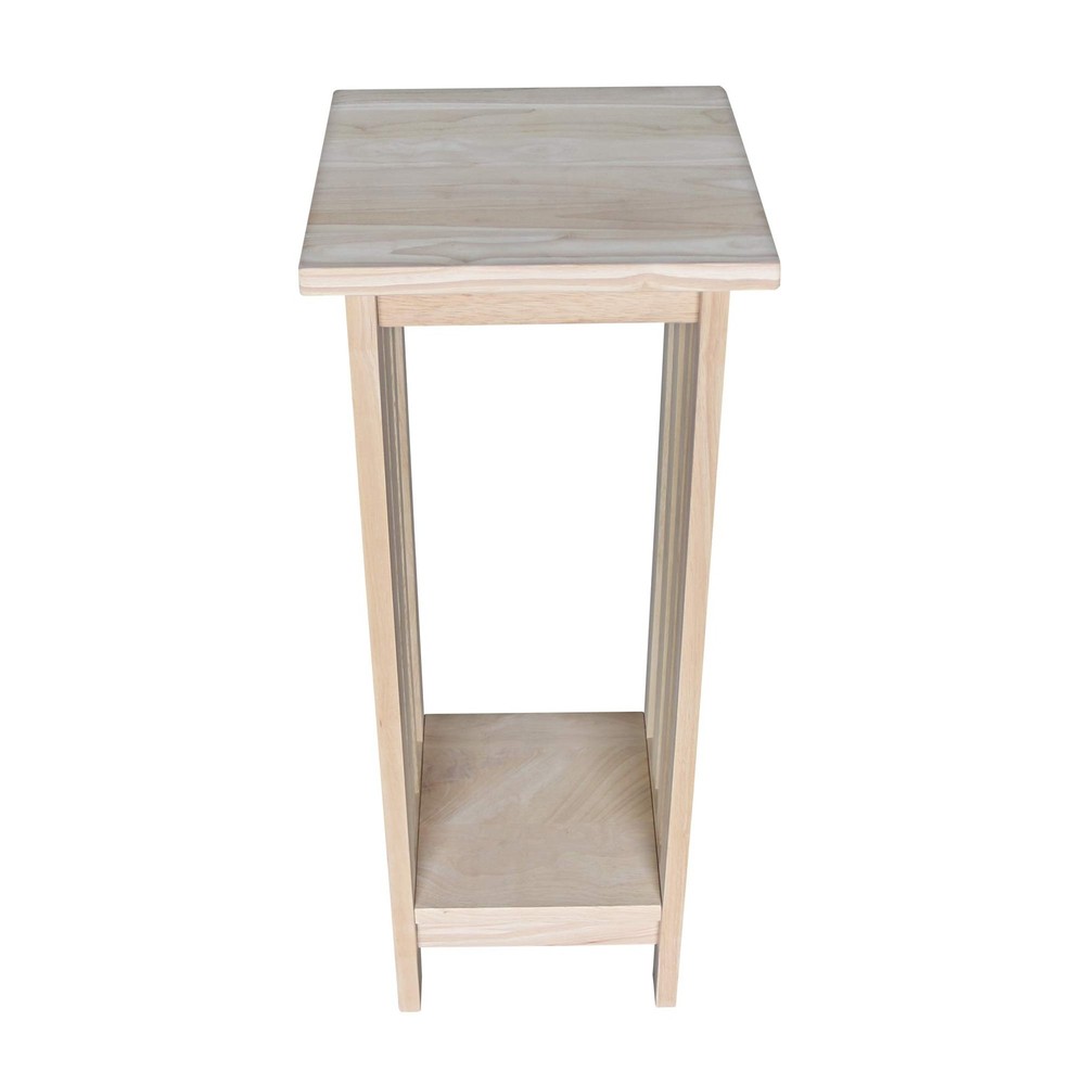 Solid Wood Mission Plant Stand 30"