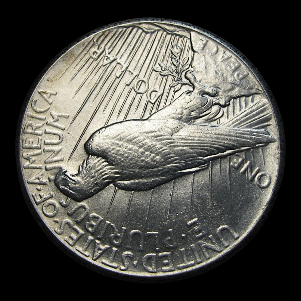 1927 Peace Dollar Silver ---- ----- #KK746