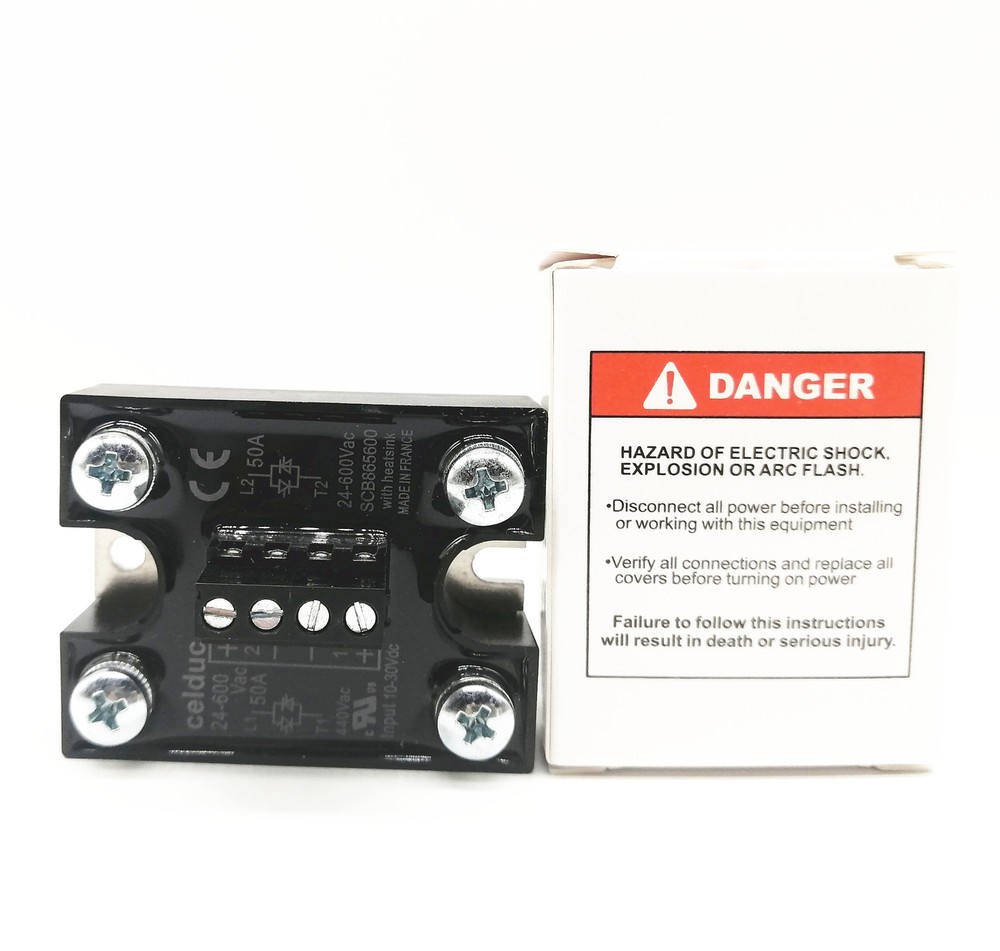Celduc solid state relay SCB865600 50A 24-600VAC