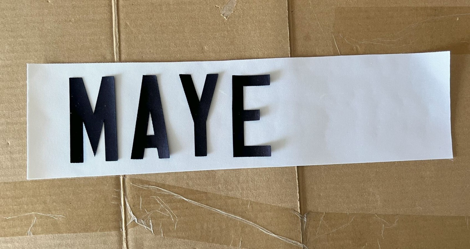 New England Patriots Various Players UNSEWN Nameplates for your own Jersey