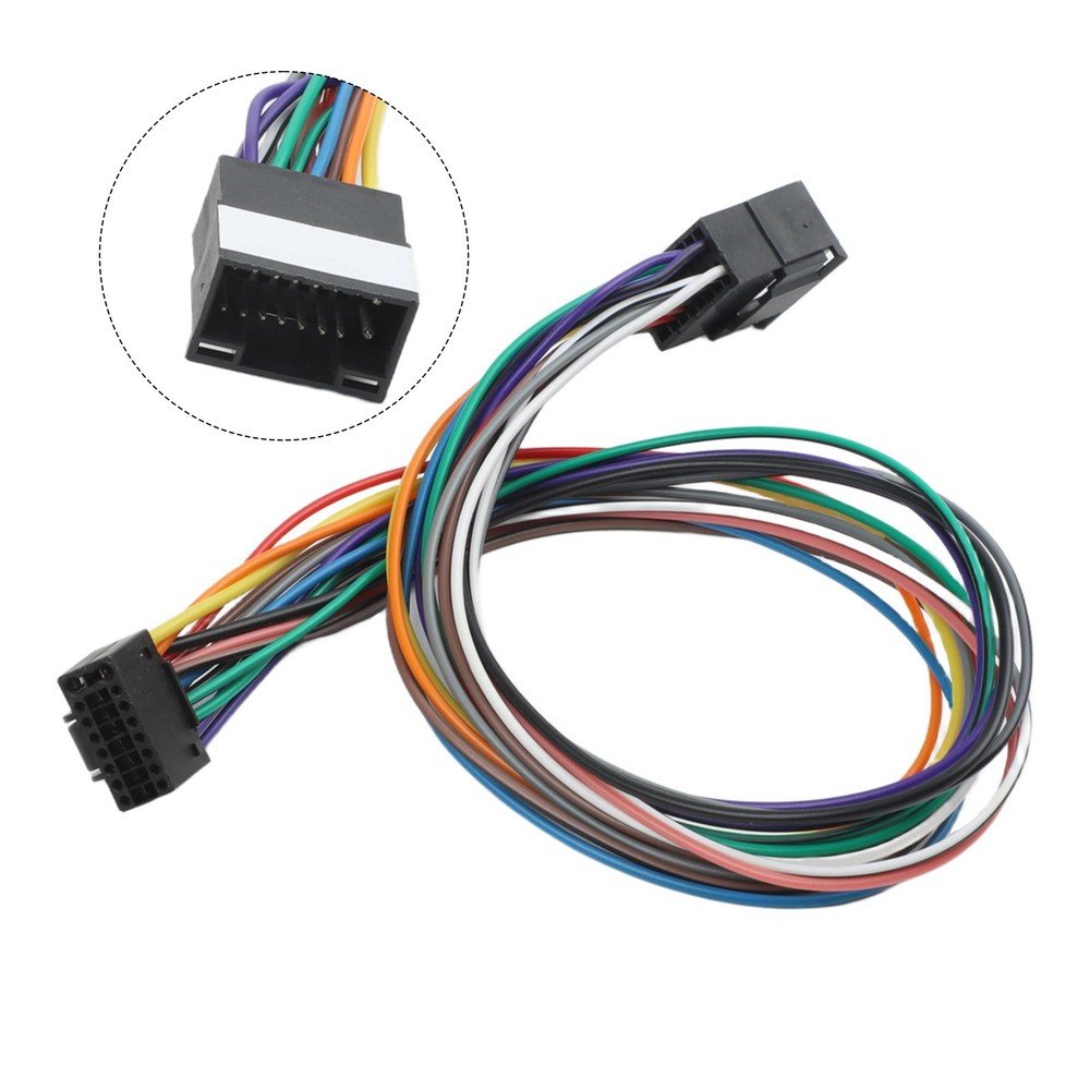 16Pin ISO Wire Harness Extension Cable for Car Stereo For Android Installation