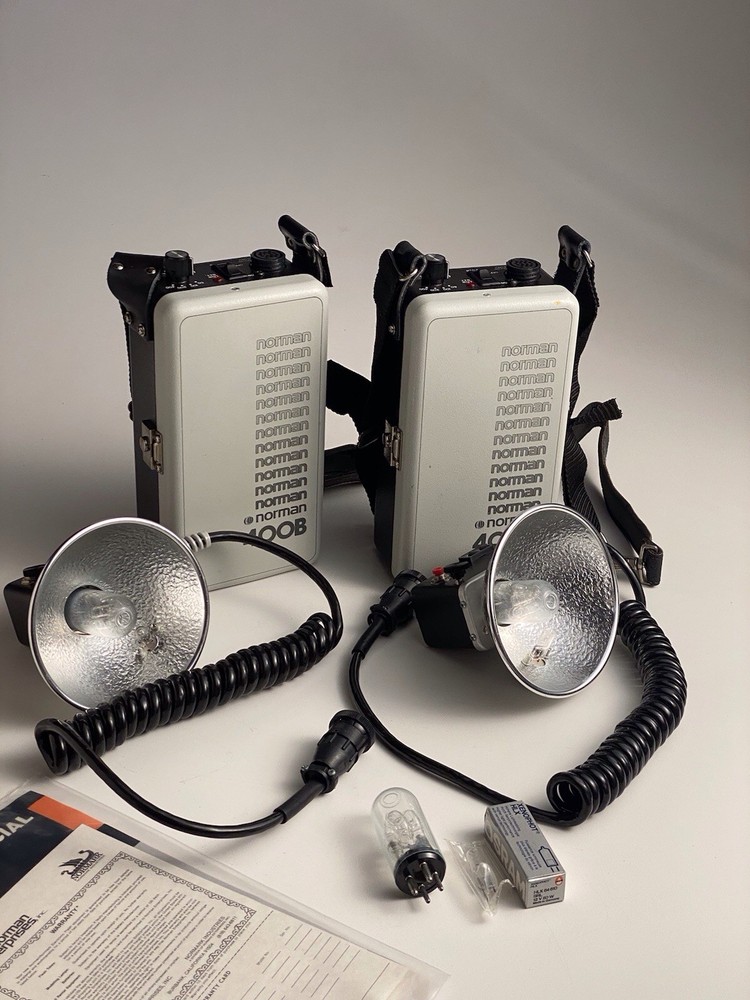 Norman 400B Studio Flash Lighting/no batteries/ Untested