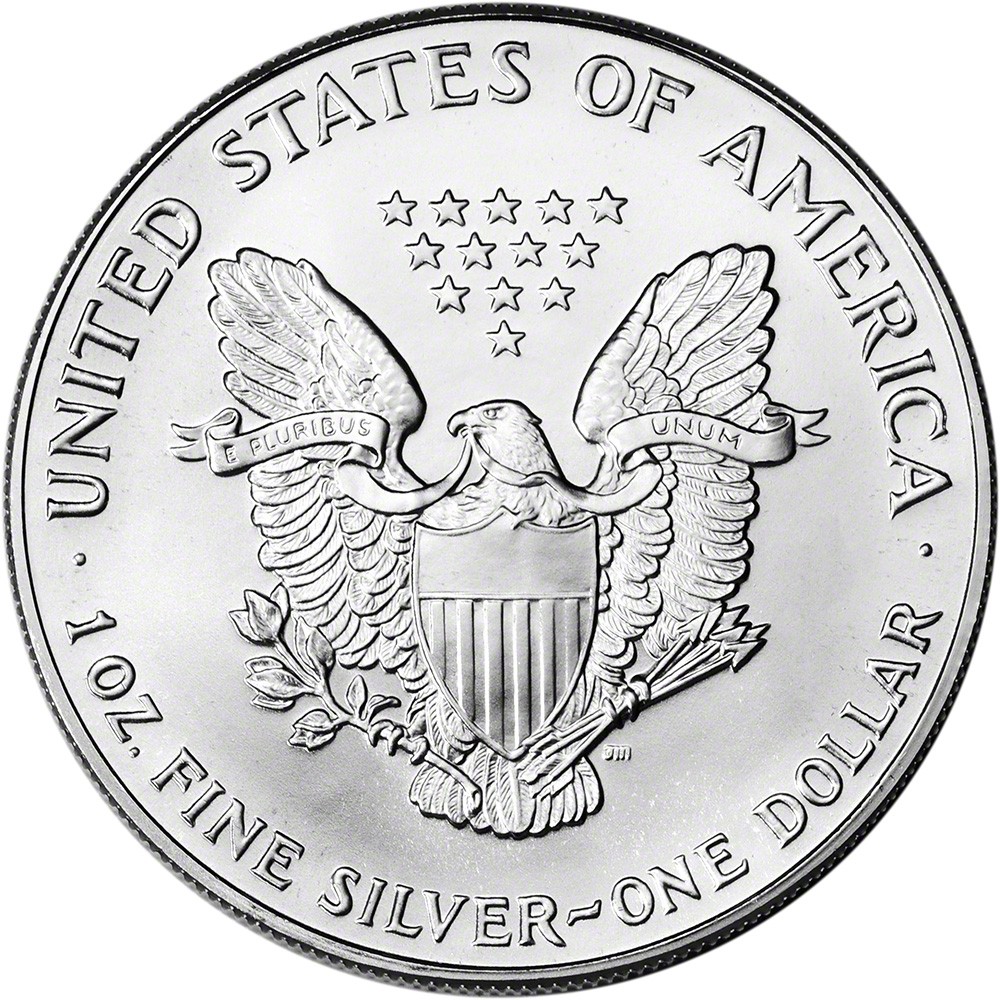 1993 American Silver Eagle Coin - NGC MS69