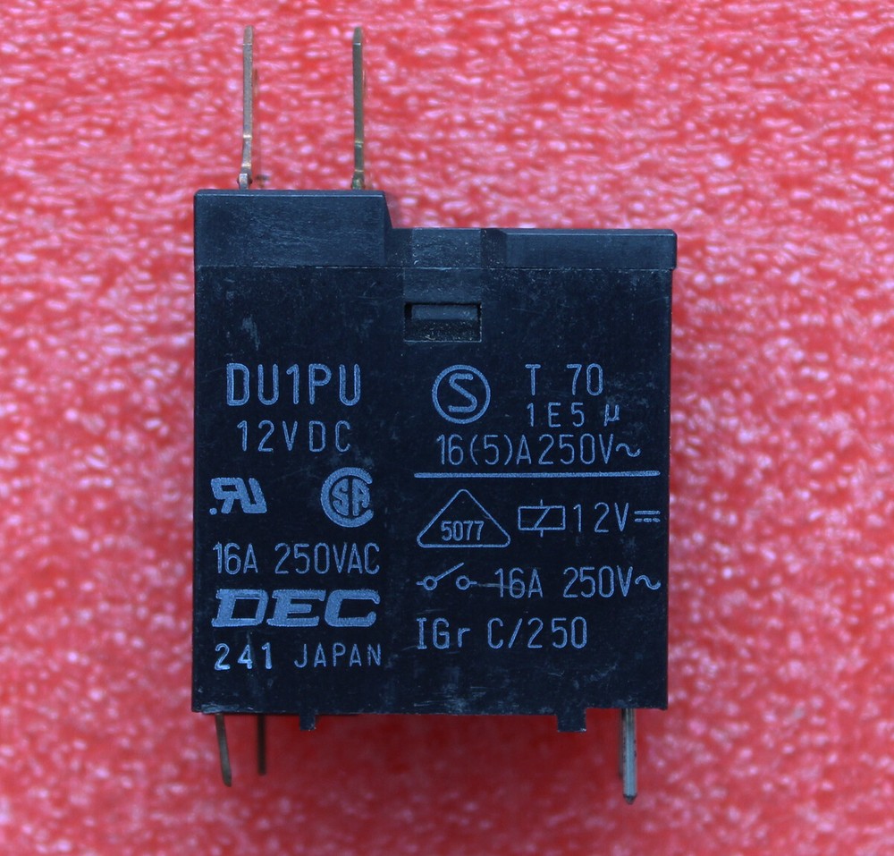 5pcs DU1PU 12VDC Relay