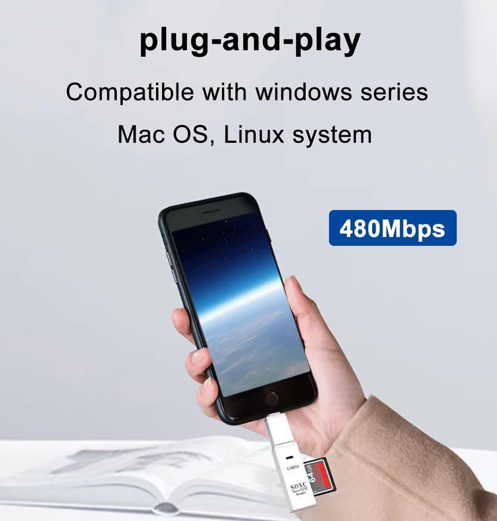 USB3.0 SD Card Reader for PC Micro SD Card to USB Adapter for Camera MemoryC lot