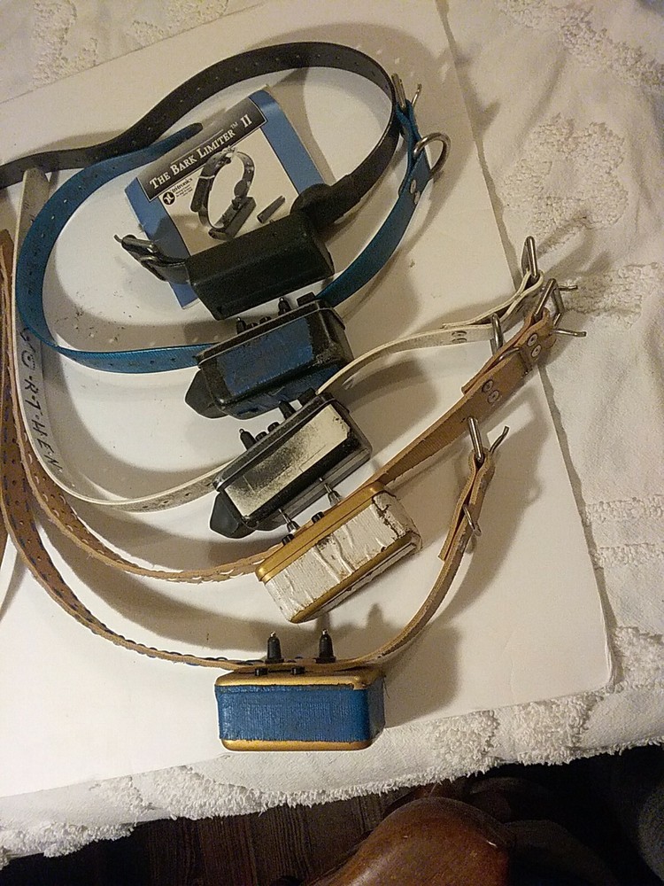 Huge Vintage Tri Tronics Shock Collars Dog Training Set