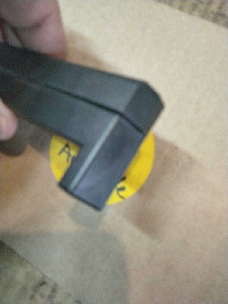 E track tie-down rail end cap end protector cover trailer black plastic plug