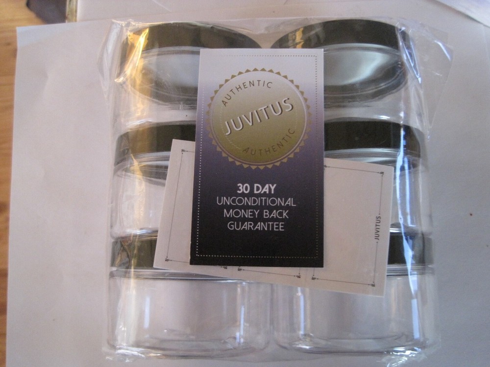 Juvitus PET Plastic Jars Plastic Spatulas & Labels