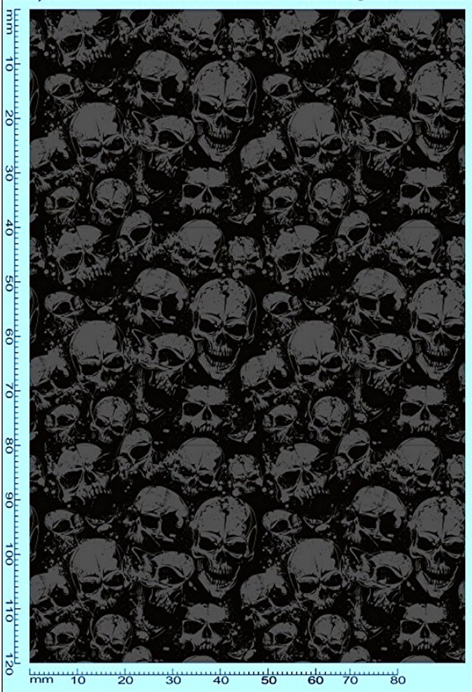 Stickerbomb / Surface Pattern Skull Pattern No. 3 Decal 1:24 Decal Stickers