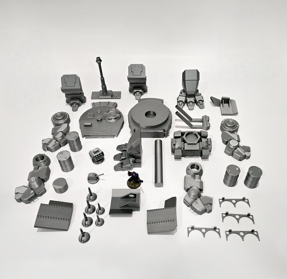 3d Printed Miniatures War Walker Titan, Dreadnought Proxy For Tabletop Wargames