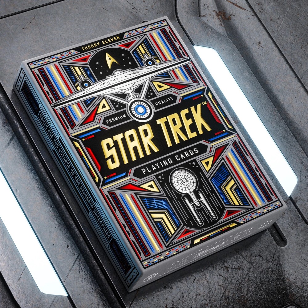 Star Trek Playing Cards Deck - Dark Version - Officially Licensed - New