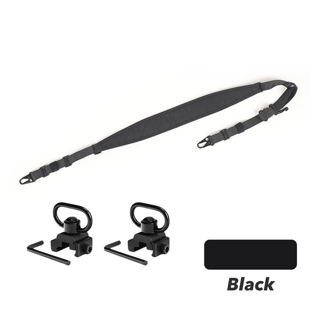 Tactical 2 Point Quick Adjust Sling Modular Slingster Pull Tab 59" Rifle Sling