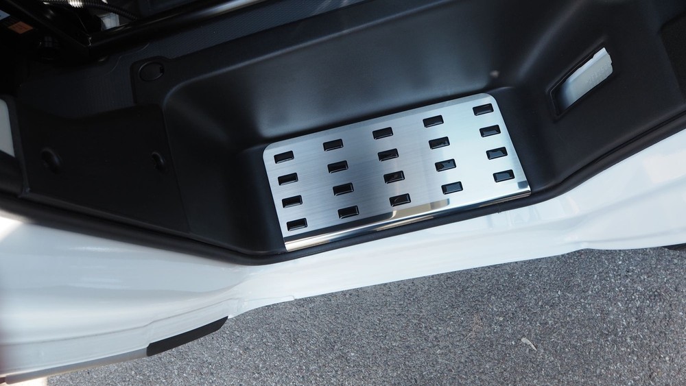 Fiat Ducato 2006-2021 Front Inner Step Covers Black | Silver