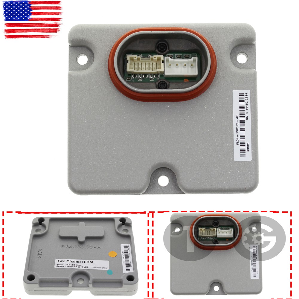 For Ford Led Headlight Ballast Control Unit Module FL3413C170A # FL34-13C170-A