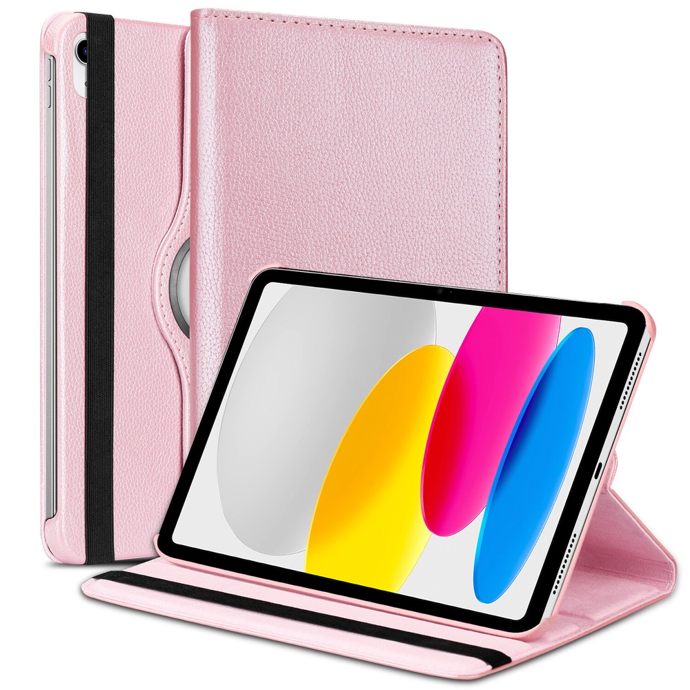 For iPad 10th Gen 10.9 2022 Shockproof 360° Rotate Case / Screen Protector