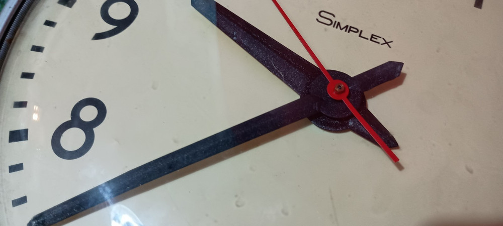 Vintage Simplex Wall Clock Works