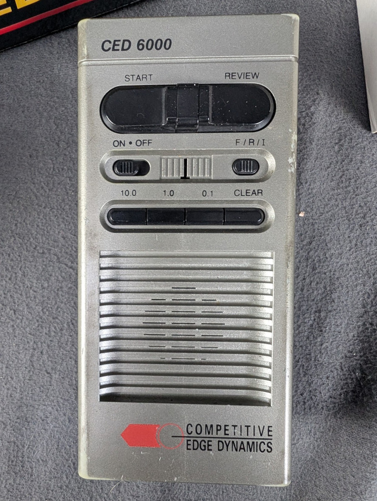 Competitive Edge Dynamics CED 6000 Shot Timer W/Original Box,Case, Manual TESTED