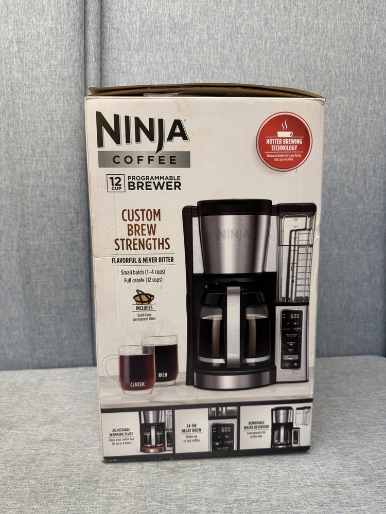 Ninja CE251 12-Cup Programmable Brewer Coffee Maker - Silver