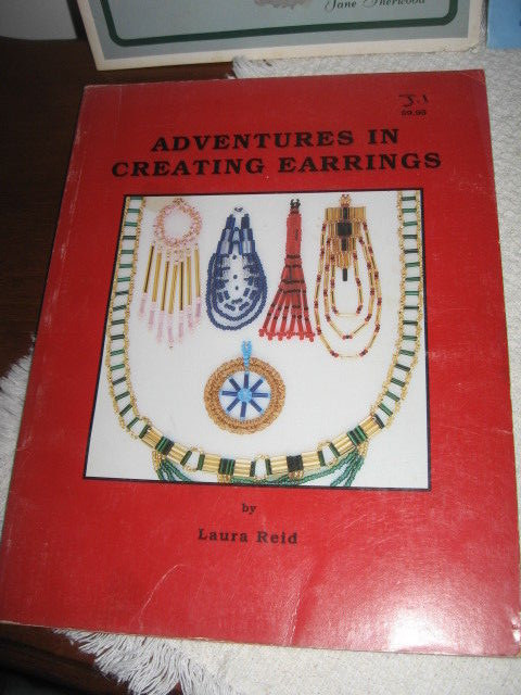 4 Beading Booklets: Step-By-Step Stringing, Glamour, Earrings, Mounts VGUC