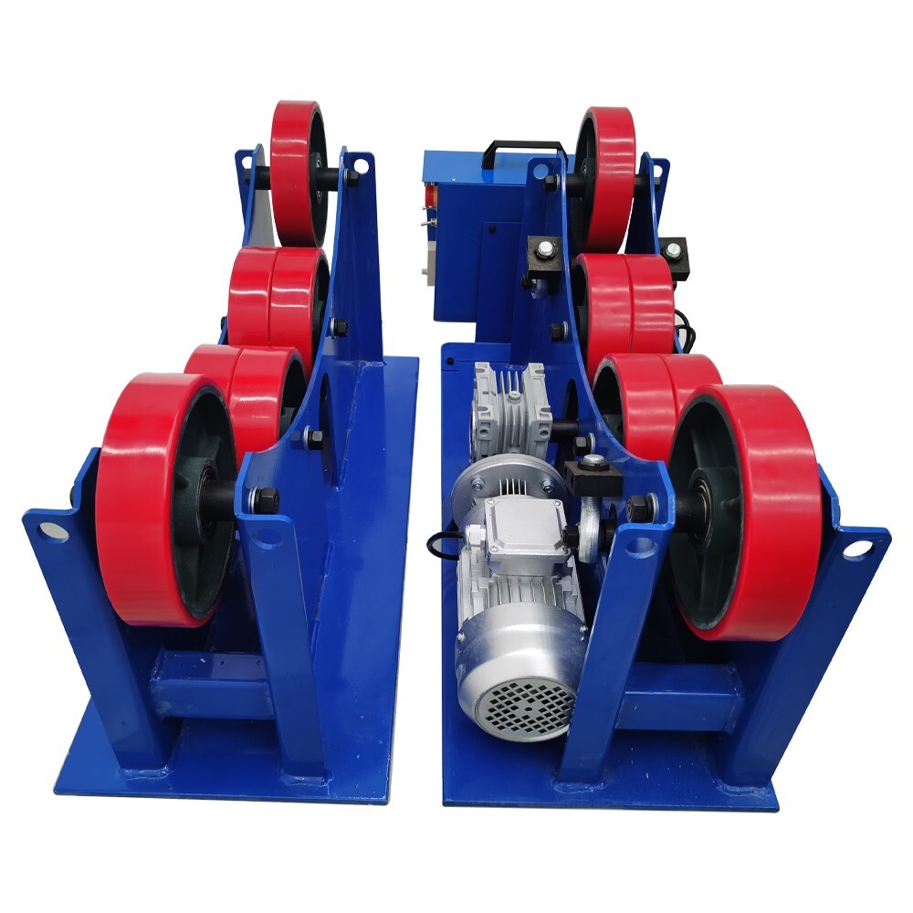 3Ton Welding Turning Roller 4 Wheels Digital Control Pannel Welding Positioner