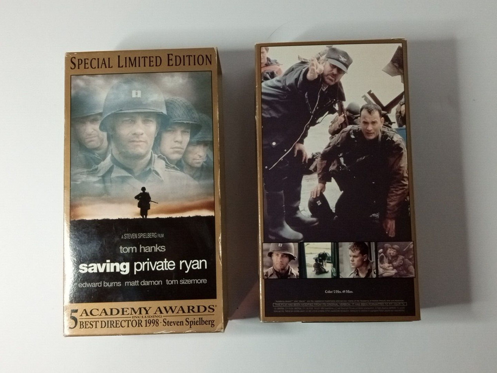 Saving Private Ryan (VHS, 2000, 2-Tape Set, Special Limited Edition)