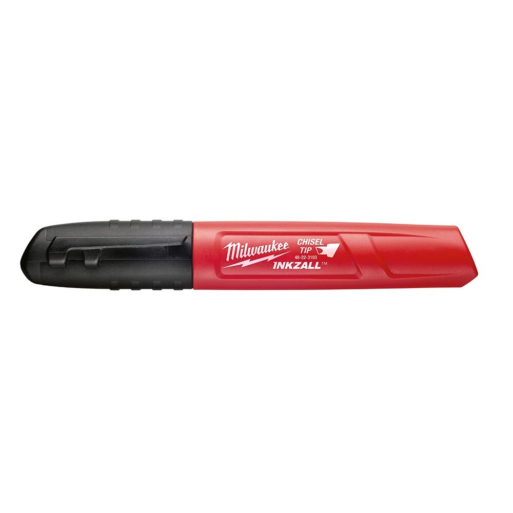 Milwaukee 48-22-3103 INKZALL Black Chisel Tip Marker