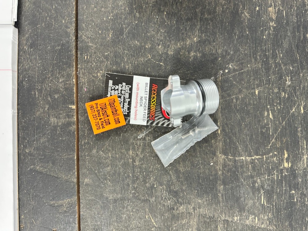 Silver Spyder Billet Feedneck -Holes