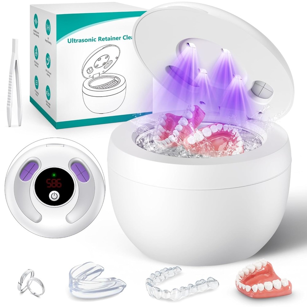 High-Efficiency Ultrasonic Cleaner | 45kHz | 200ML Capacity