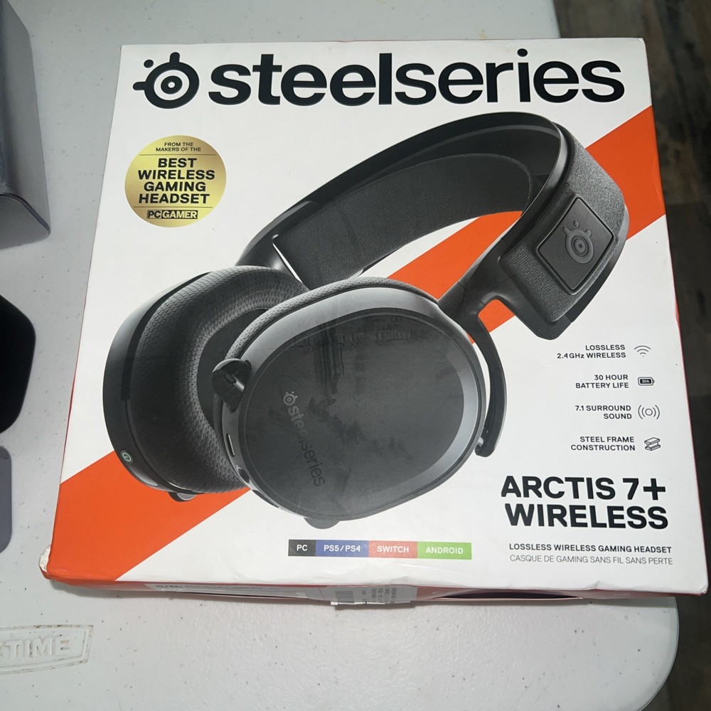SteelSeries Arctis Nova 7 Wireless Over-Ear Gaming Headset - Black