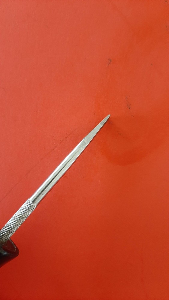 Snap-on Tools SSD143 1/4" Flat Tip Slotted Screwdriver Hard Black Handle USA
