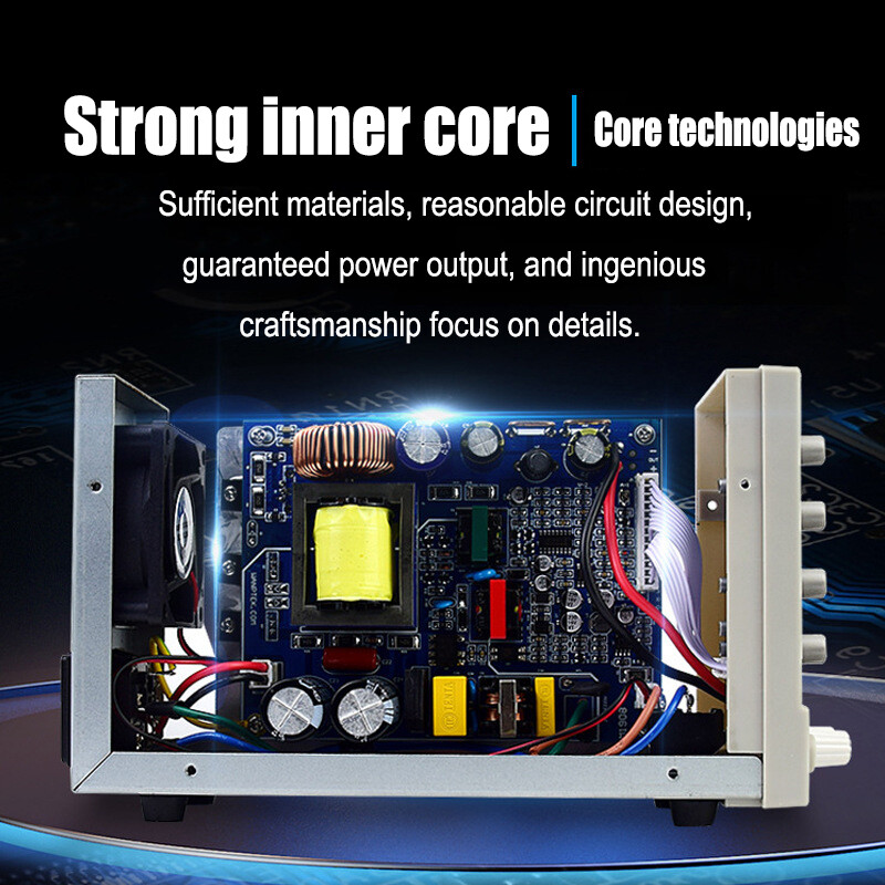 DC Power Supply Variable Adjustable Switching Regulated Power Supply 0-30V 0-6A