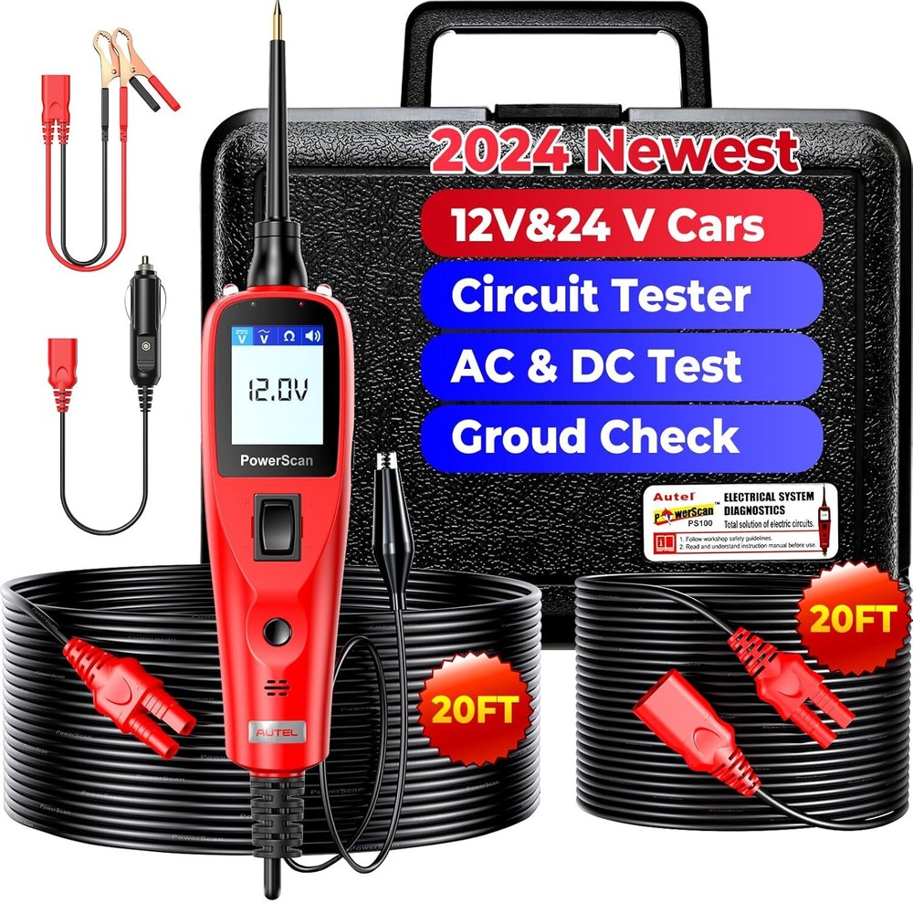Autel PowerScan PS100 Electrical System Scanner 12V/24V Car Auto Circuit Tester