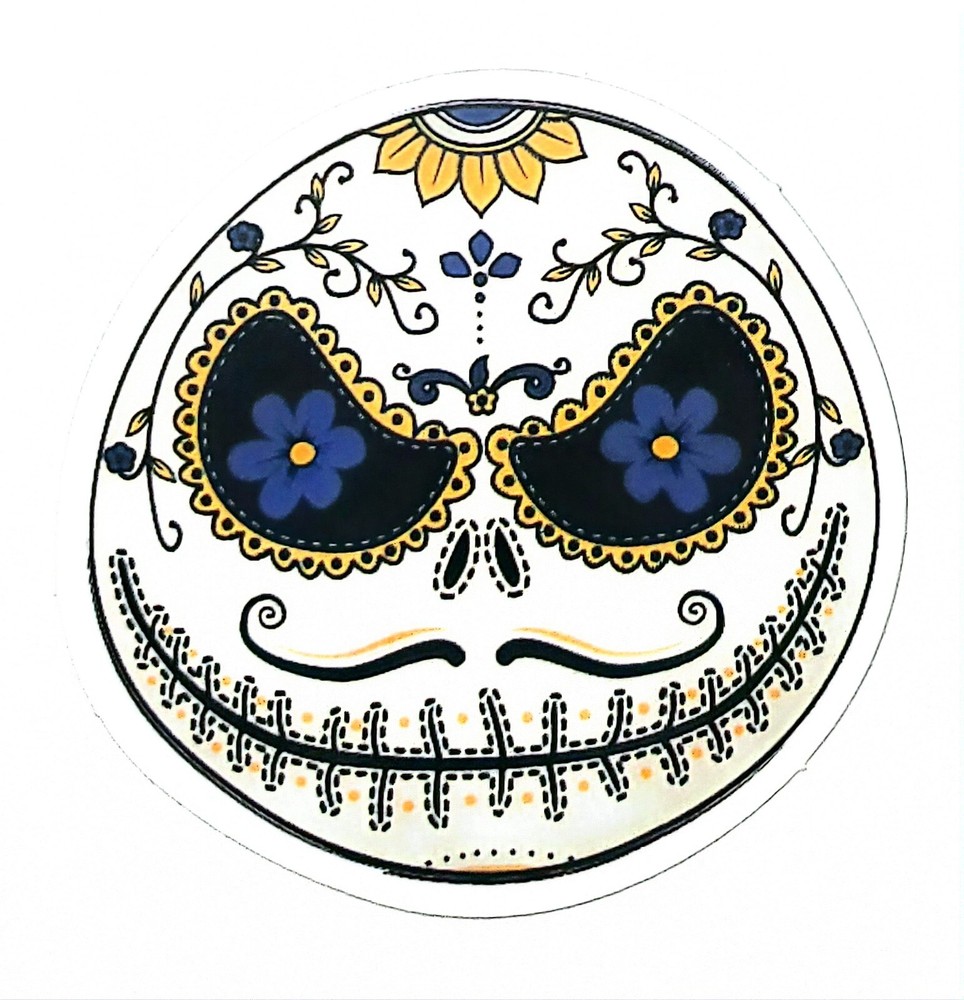 The Nightmare Before Christmas Jack Skellington Sally Water Resistant Sticker