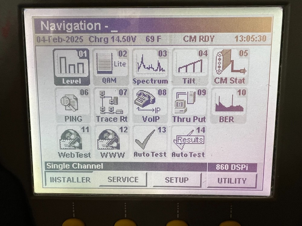 Trilithic 860DSPi Multi-Function Interactive Cable Analyzer